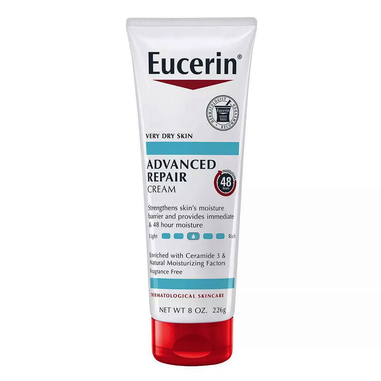 Eucerin Advanced Repair Body Cream, 8 Oz