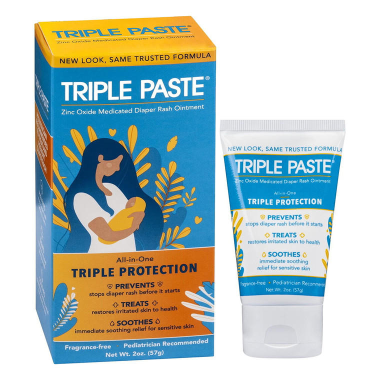 Triple Paste Diaper Rash Ointment, 2 Oz