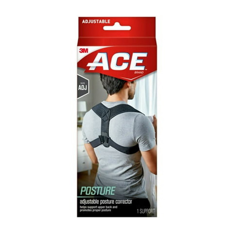 Ace Brand Posture Corrector, Black, One Size Fits Most, 1 Ea