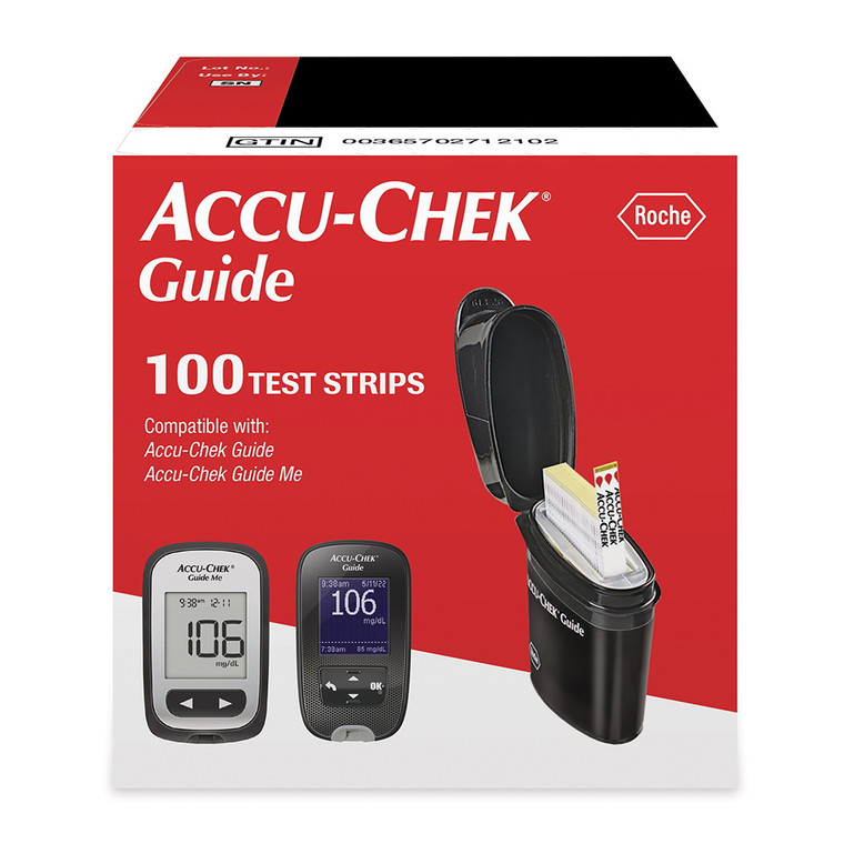 Accu-Chek Guide Test Strips, 100 Ea