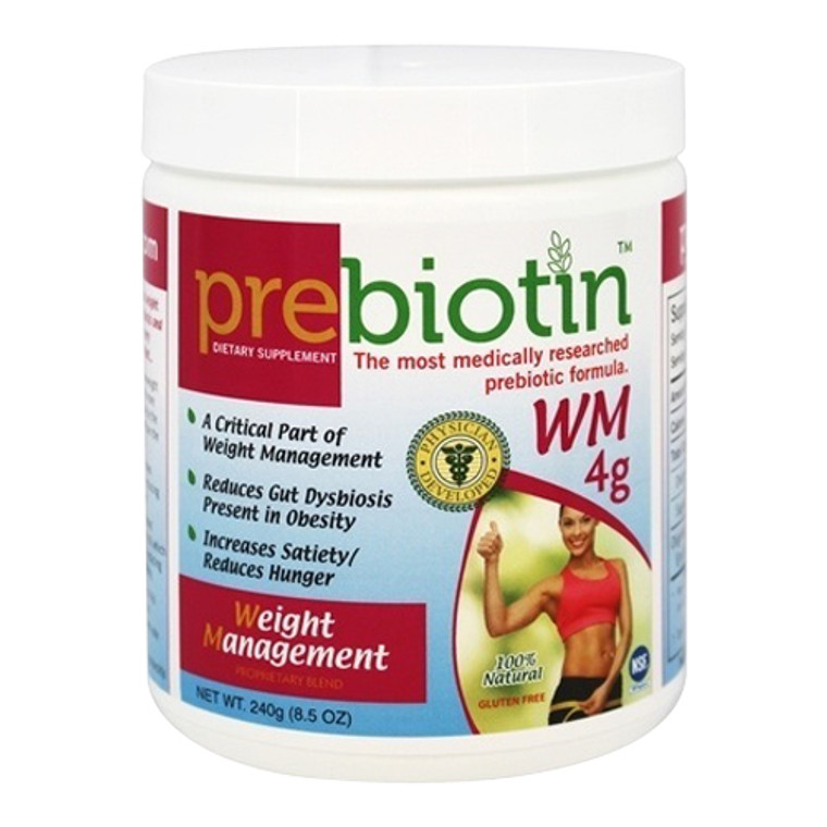 Prebiotin Prebiotic Fiber for Weight Management 4g, 8.5 Oz
