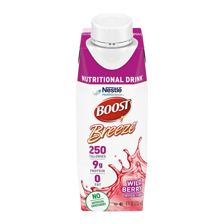 Nestle Boost Breeze Nutritional Drink, Wild Berry, 8 Oz