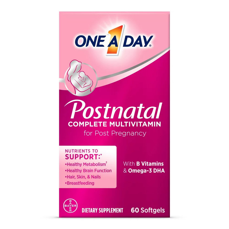 One A Day Womens PostNatal Vitamin Softgels, 60 Ea