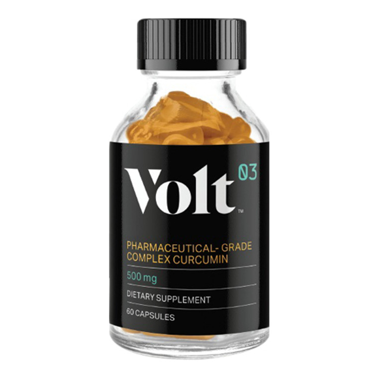 Volt 03 Pharmaceutical Grade Complex Curucumin 500 Mg Supplement Capsules, 60 Ea