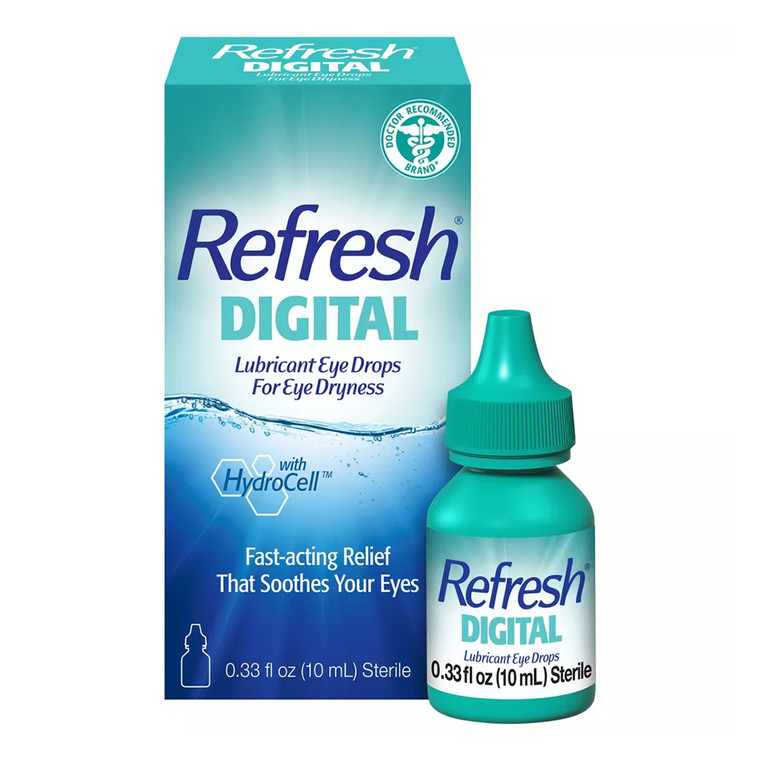 Refresh Digital Lubricant Eye Drops, 0.34 Oz