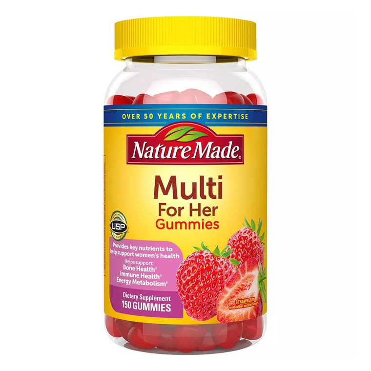 Nature Made Multi For Her Gummies, Strawberry, 150 Ea