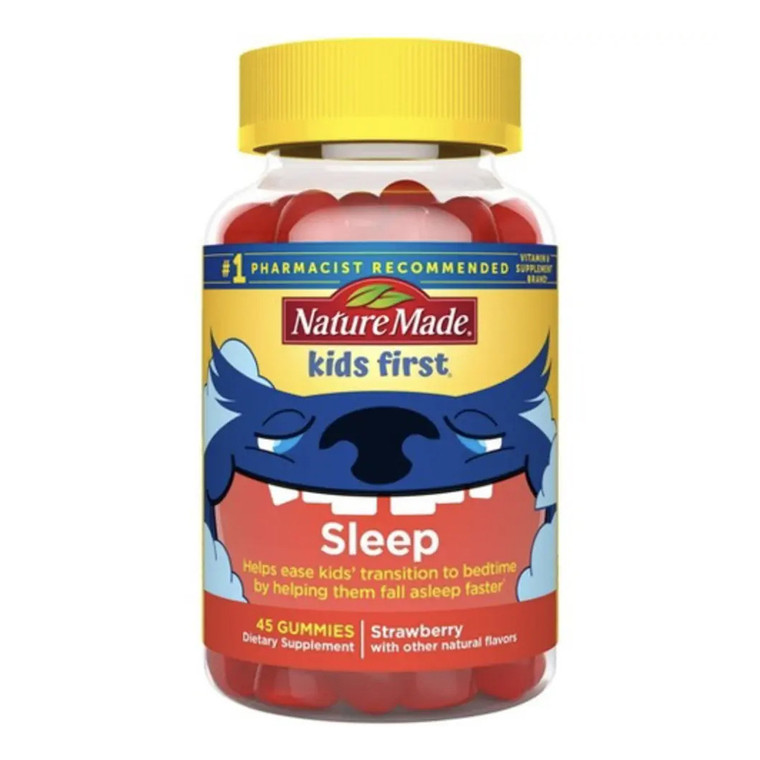 Nature Made Kids First Sleep Gummies, Strawberry, 45 Ea