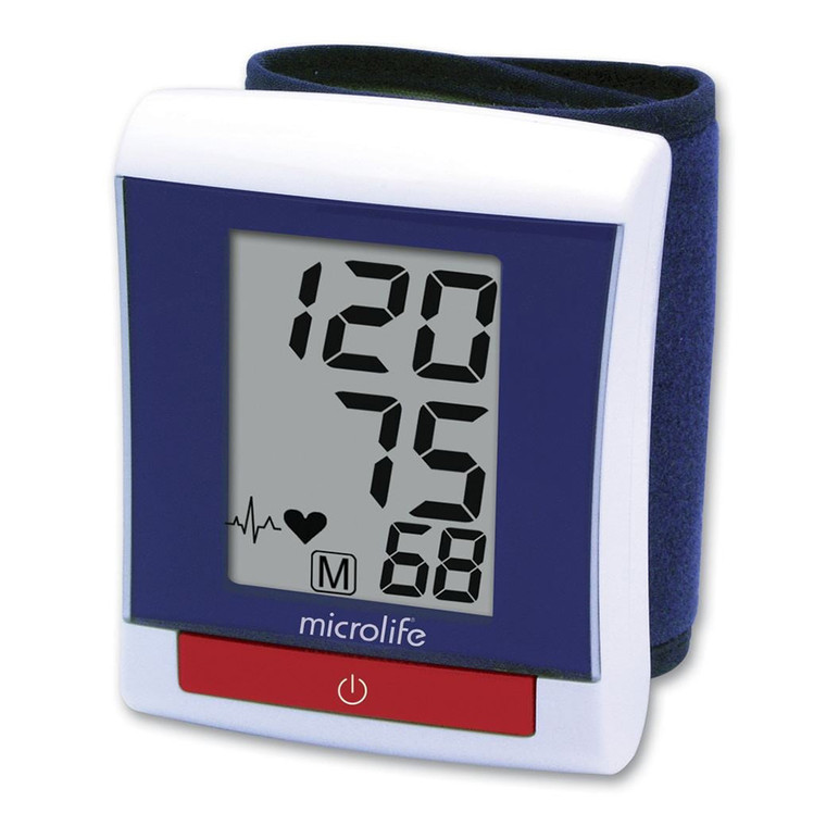 Microlife Wrist Blood Pressure Monitor, Adjustable, 1 Ea