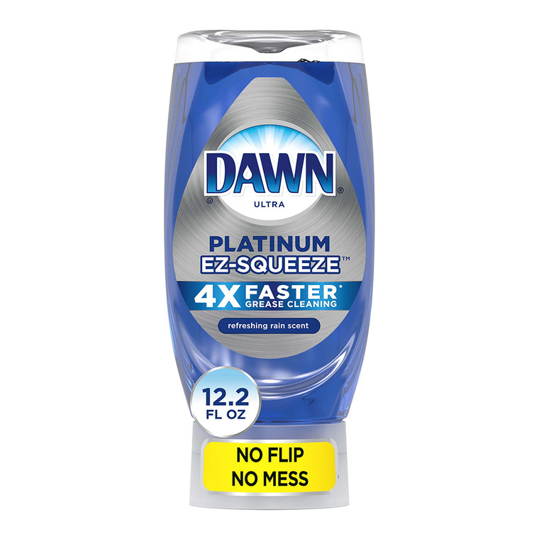 Dawn Platinum Ez squeeze Dishwashing Soap, Refreshing Rain, 12.2 Oz