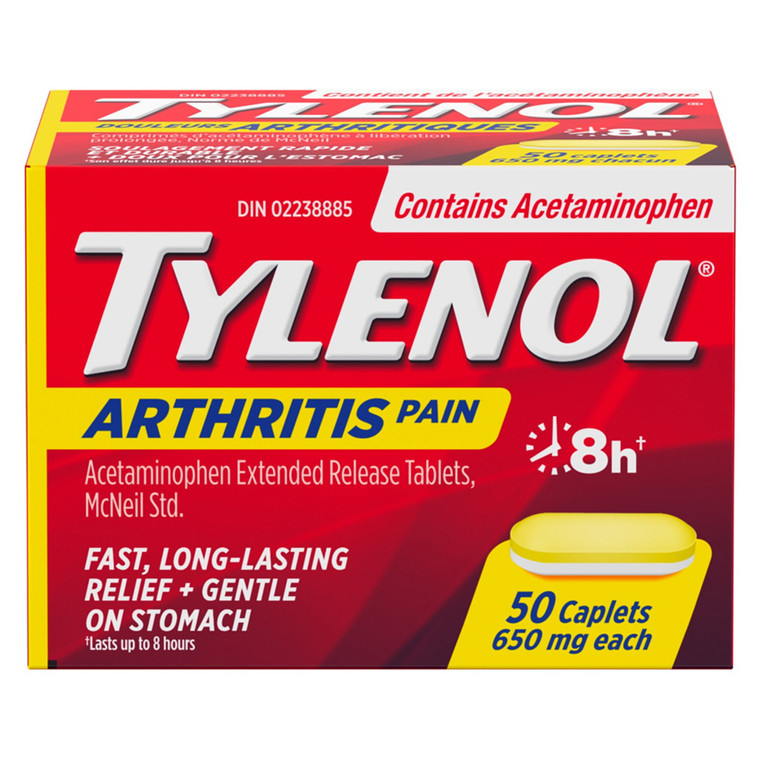 Tylenol Arthritis Pain Caplets 650 Mg, 50 Ea