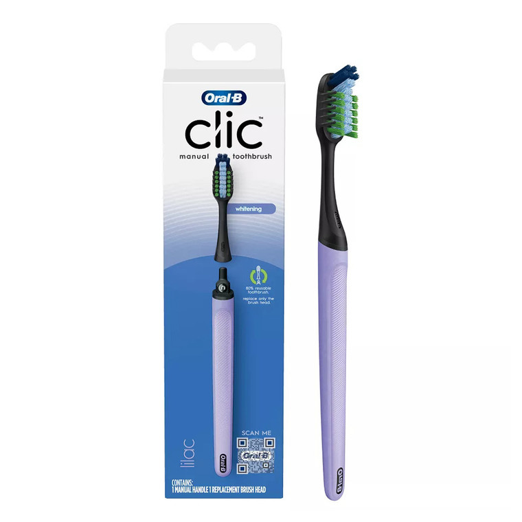 Oral b Clic Toothbrush Handle With Replaceable Brush, 1 Ea