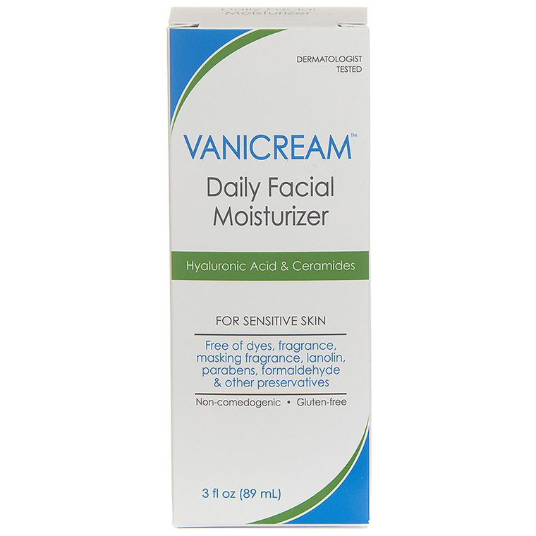 Vanicream Daily Facial Moisturizer, 3 Oz