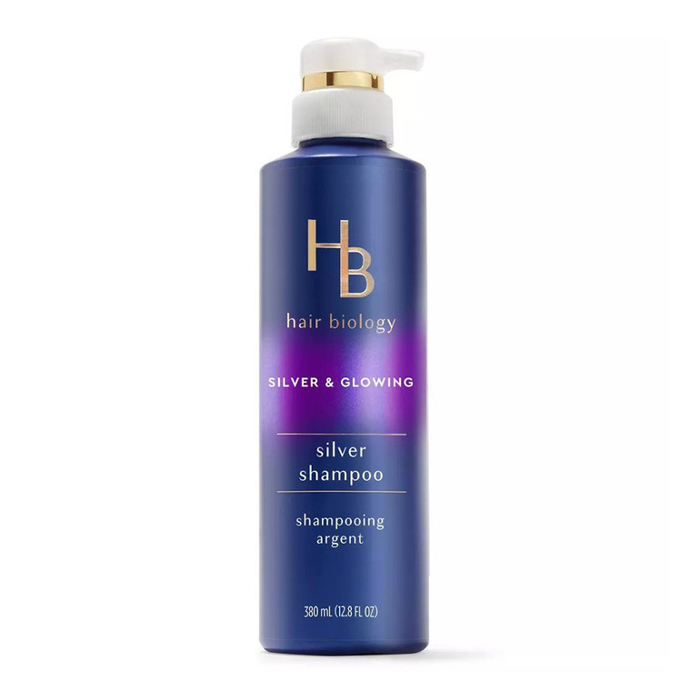 Hair Biology Biotin Silver And Glowing Shampoo, 12.8 Oz