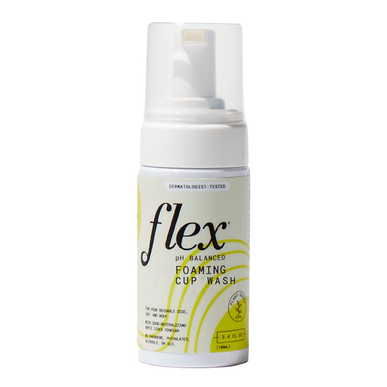 Flex Menstrual Cup Foaming Wash, 3.4 Oz
