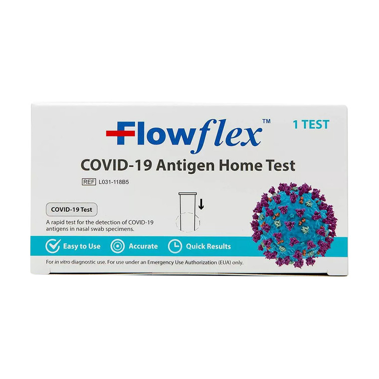 Flow Flex Covid 19 Antigen Home Test Kit, 1 Ea