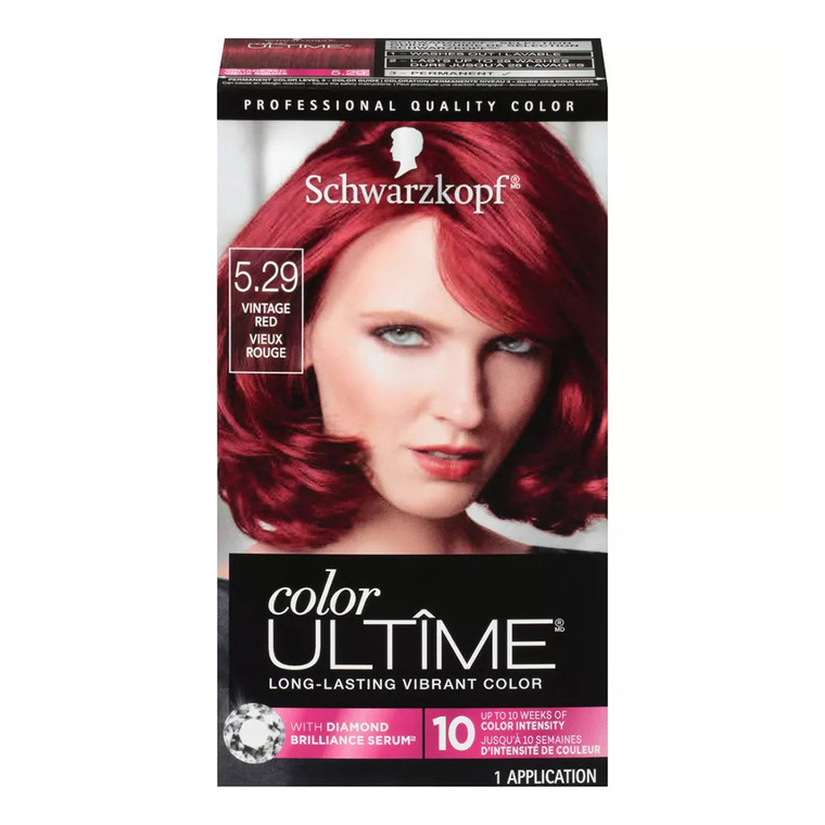 Schwarzkopf Color Ultime Permanent Color 5.29, Vintage Red, 1 Ea