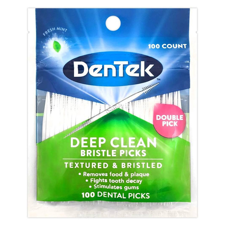 DenTek Deep Clean Bristle Picks, 100 Ea