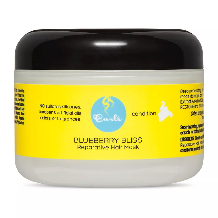 Curls Blueberry Bliss Reparative Hair Mask, 8 Oz