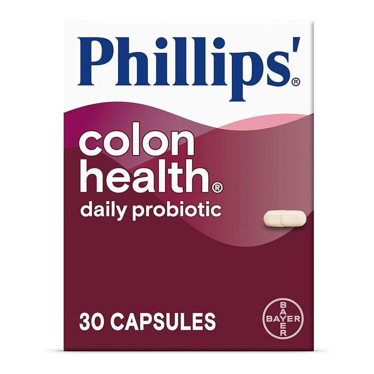 Phillips Colon Health Probiotic Supplement Capsules, 30 Ea