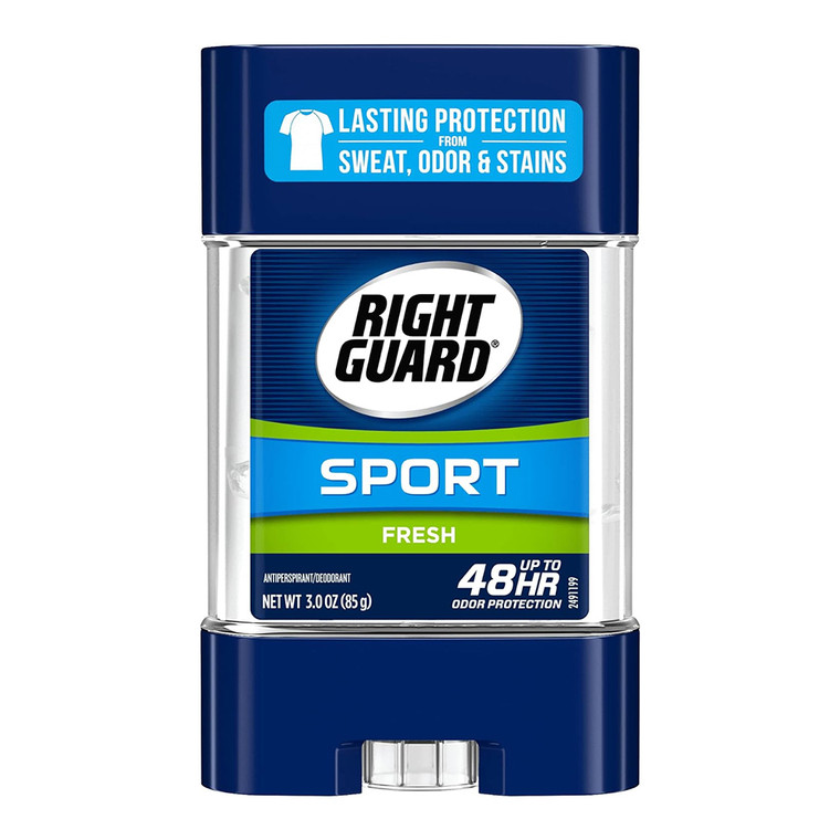 Right Guard Sport Antiperspirant Deodorant Gel, Fresh Scent, 3 Oz