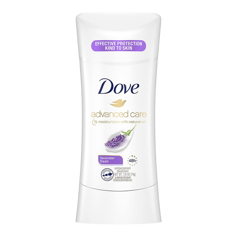 Dove Advanced Care Womens Antiperspirant Deodorant Stick, Lavender Fresh, 2.6 Oz