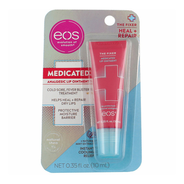 Eos The Fixer Medicated Analgesic Lip Ointment, 0.35 Oz