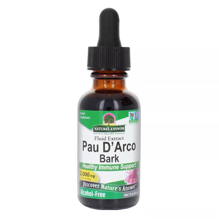 Natures Answer Pau D Arco Alcohol Free - 1 Oz