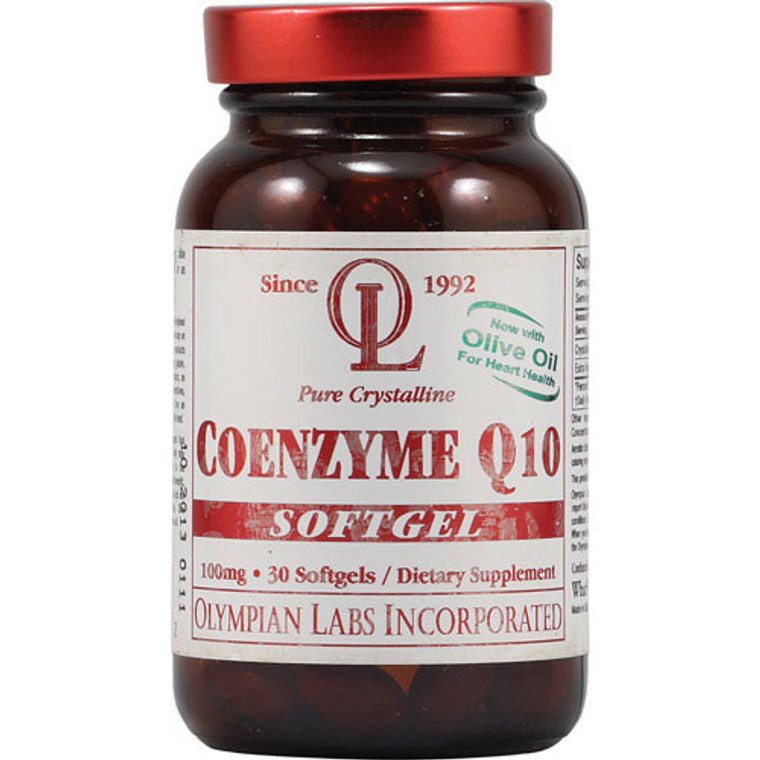 Olympian Labs Coenzyme Q10 100 Mg Softgels - 30 Ea
