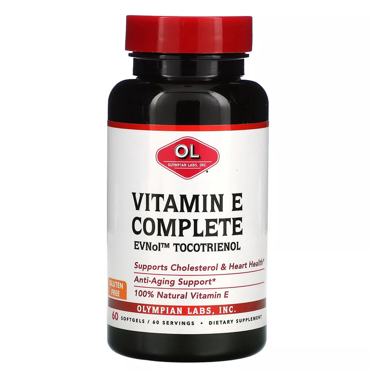 Olympian Labs Complete Vitamin E Softgels, 60 Ea