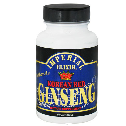 Imperial Elixir Korean Red Ginseng Capsules - 50 Ea