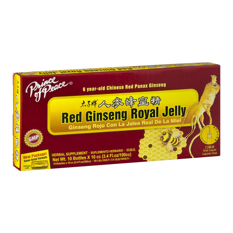 Prince Of Peace Red Ginseng Royal Jelly 3.4 Oz