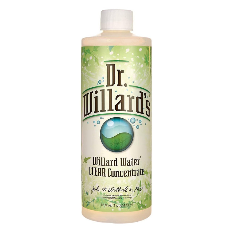 Dr. Willards Willard Water Clear Concentrate for Enhanced Hydration and Detox Support 16Oz (473ml)