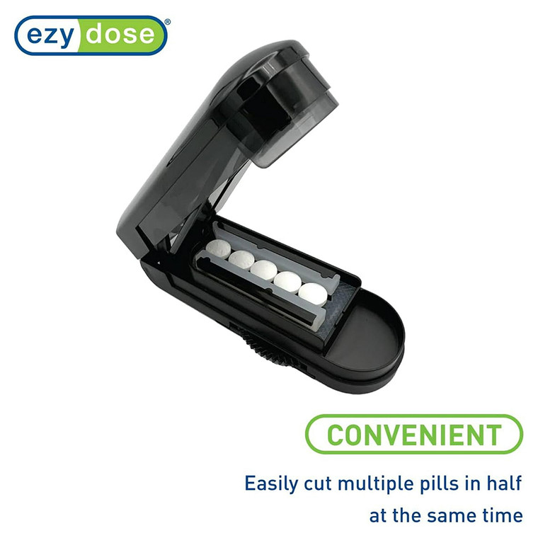 Ezy Dose Multi Pill Cutter and Splitter with Dispenser, Assorted, 1 Ea