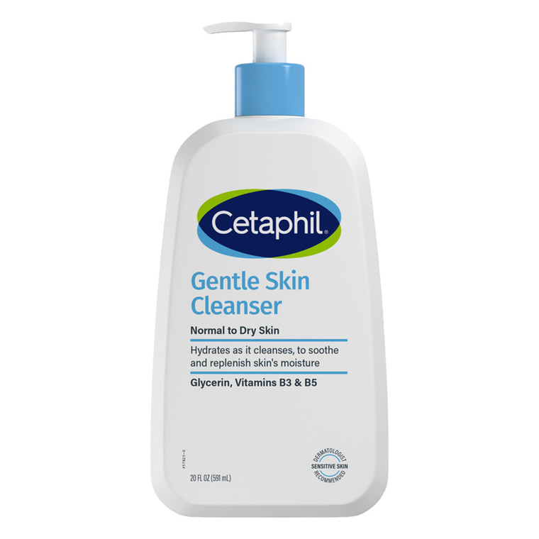 Cetaphil Gentle Skin Cleanser Face and Body Hydrates and Softens Normal to Dry Skin 20Oz (591ml)