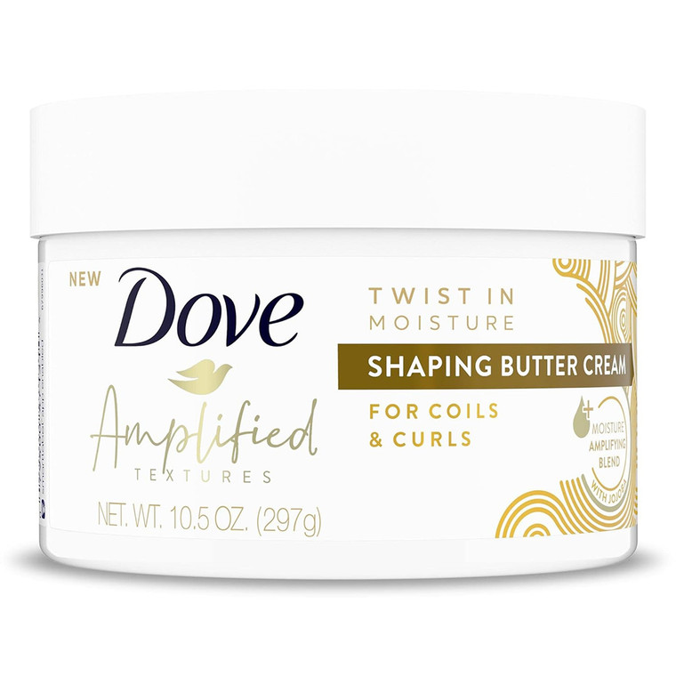 Dove Amplified Textures Shaping Butter Cream Enhances Your Natural Radiance 10.5Oz (297g)