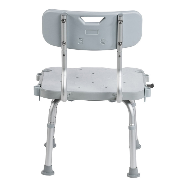 Drive Medical Preserve Tech 360 Degree Swivel Adjustable Height Bath Chair, 1 Ea