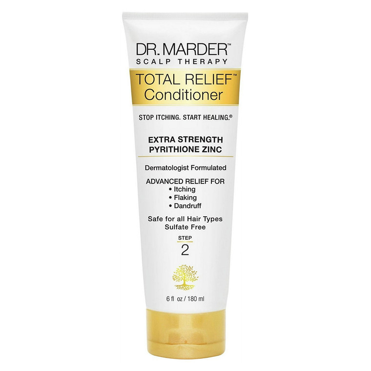 Dr Marder Scalp Therapy Total Relief Conditioner Advanced Relief for Itching Flaking Dandruff for All Hair Types 6Oz (180ml)