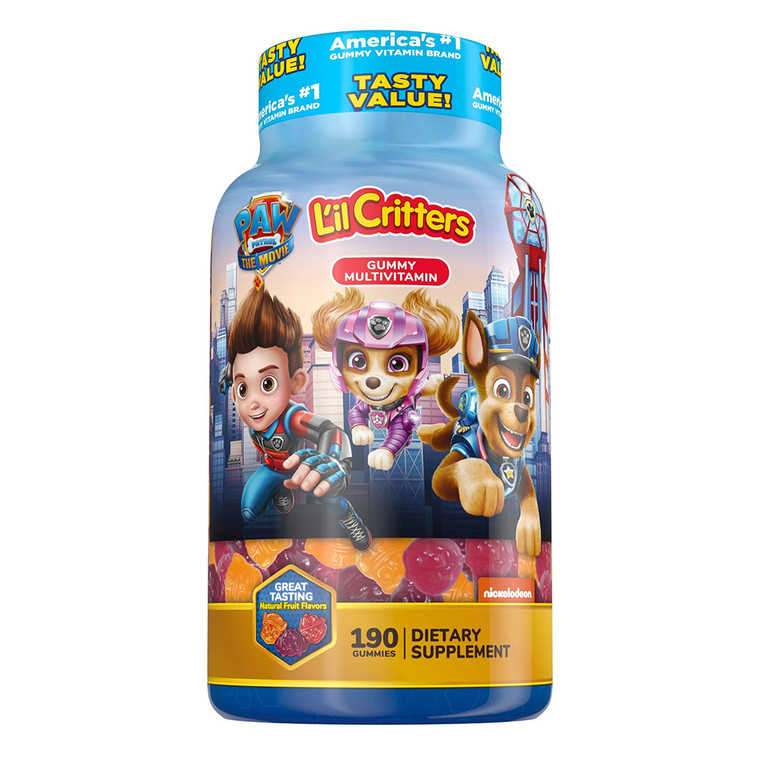 Lil Critters Paw Patrol Complete Multivitamin Gummies, 190 Ea