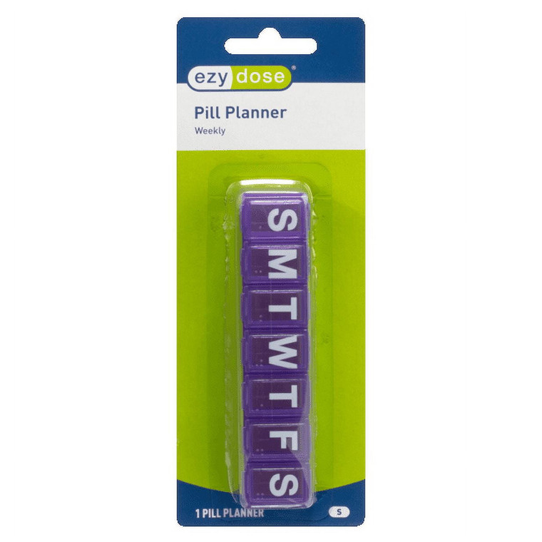 Ezy Dose Weekly Classic Day Pill Reminder, Small, 1 Ea