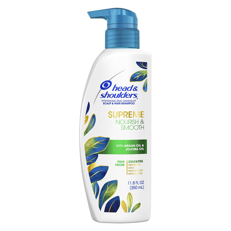 Head and Shoulder Supreme Nourish and Smooth Shampoo with Jojoba Oil, 11.8 Oz