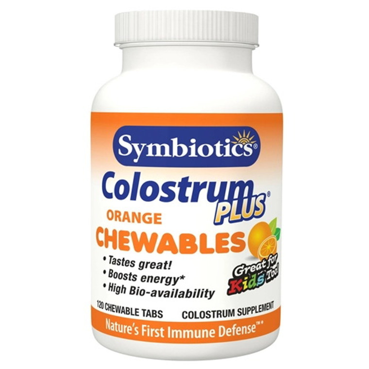 Symbiotics Colostrum Plus Chewables Orange Chewable Tablets - 120 Ea