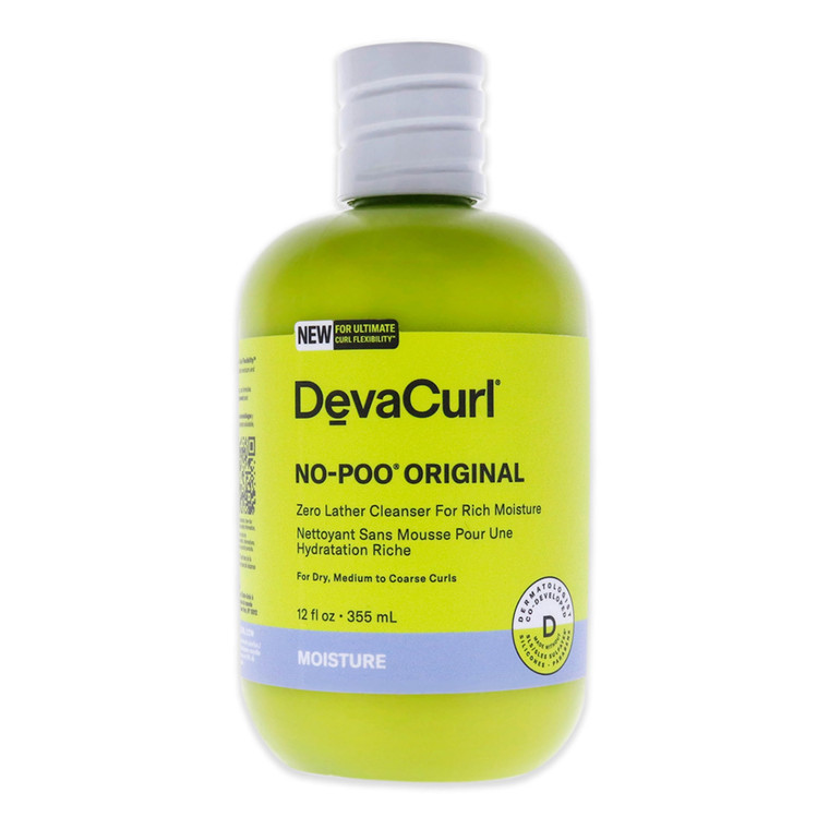 DevaCurl No Poo Original Cleanser Gentle Hydrating Formula 12Oz (355ml)