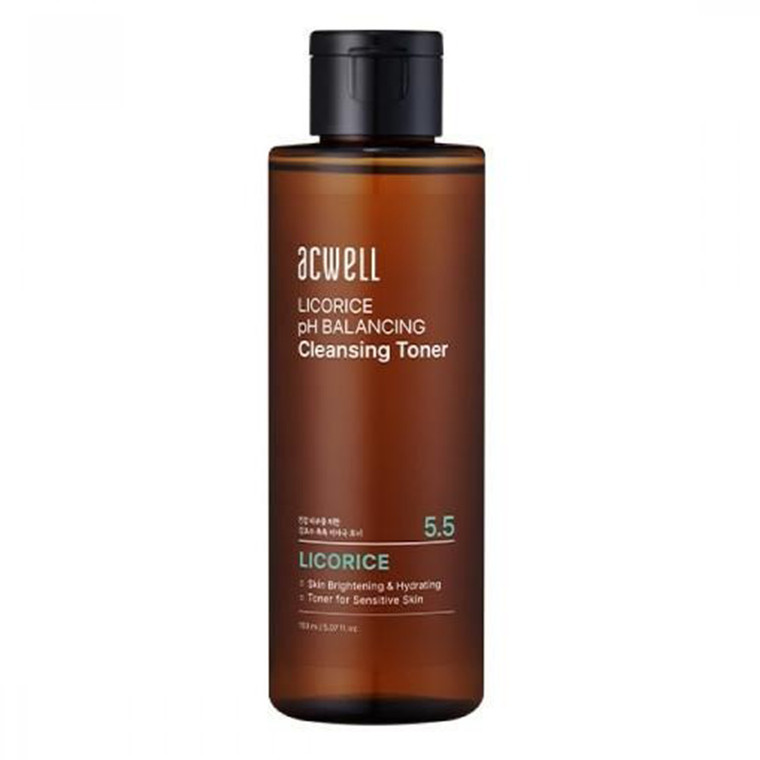 Acwell 5.5 Licorice pH Balancing Cleansing Toner for Sensitive Skin 5.07Oz (150ml)