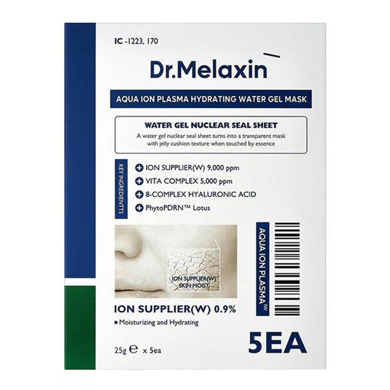 Dr Althea Aqua Ion Plasma Hydrating Water Gel Face Mask with 5 Sheets 1Ea