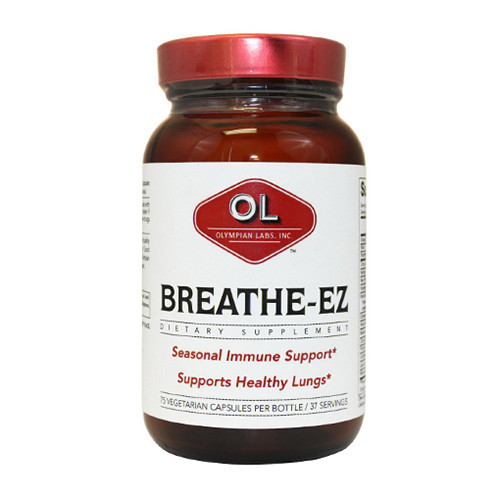 Olympian Labs Breathe-EZ Vegetarian Capsules, 75 Ea