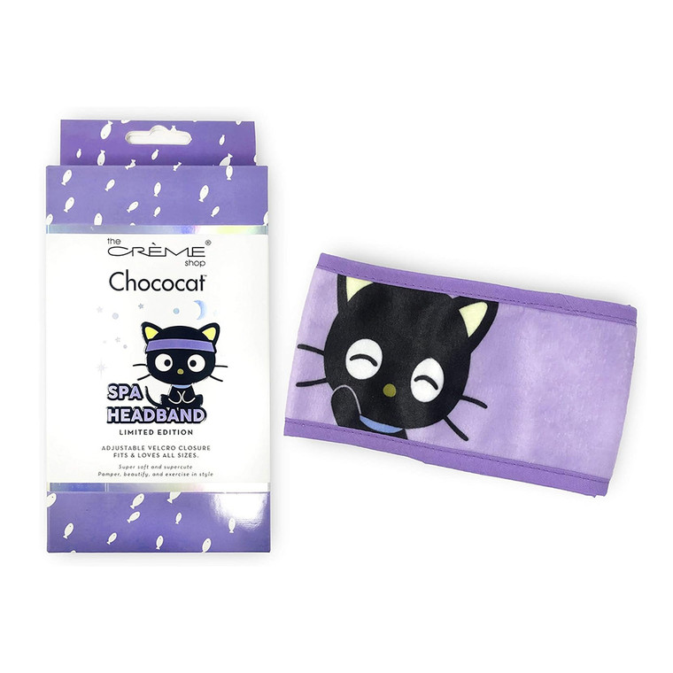 The Creme Shop Chococat Spa Headband for Face Care and Makeup 1Ea