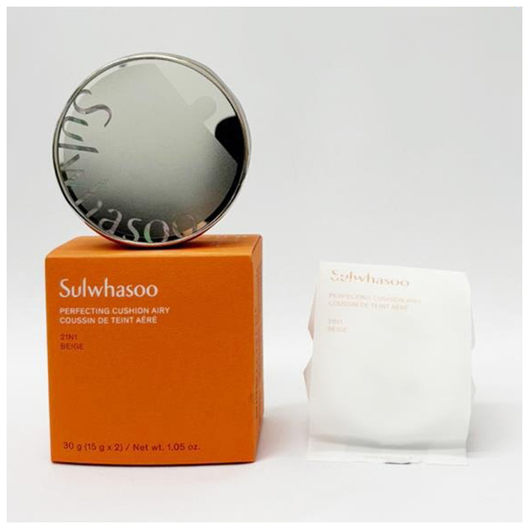 Sulwhasoo Perfecting Cushion Airy 21N1 15g+Refill 15g