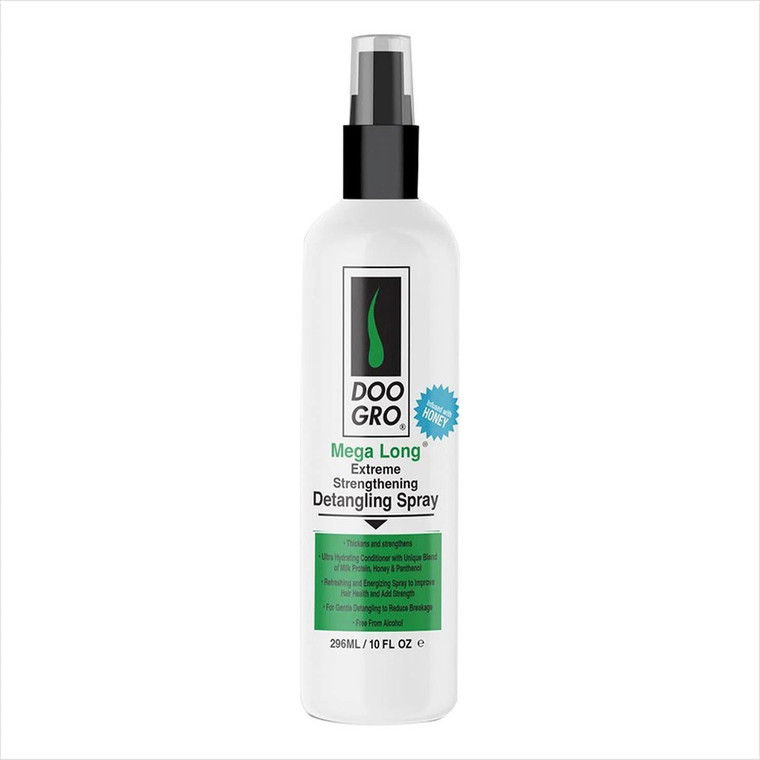 Doo Gro Mega Long Extreme Strengthening Hair Detangling Spray Refreshing and Energizing Help Improve Hair Health 10Oz (296ml)