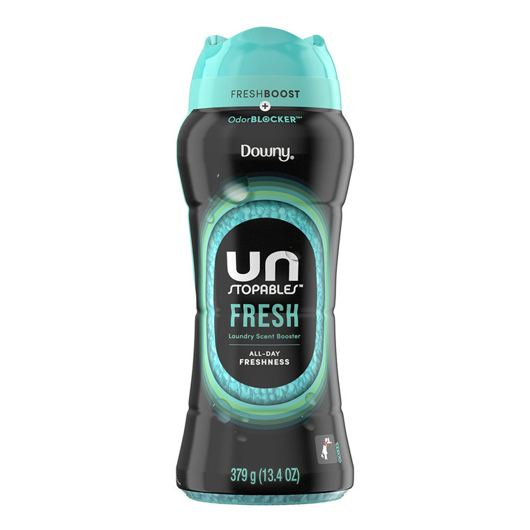 Downy Unstopables Laundry Scent Booster Beads Fresh Scent All Day Freshness 13.4Oz (379g)
