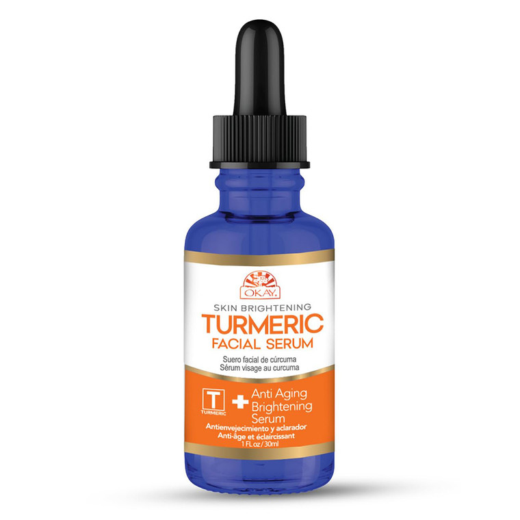 Okay Skin Brightening Turmeric Facial Serum 1Oz (30ml)